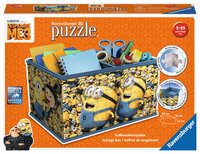 Puzzle 3D 216el Kuferek na skarby Minionki 112609