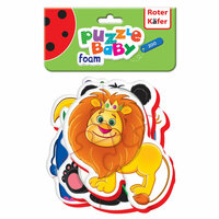 Baby puzzles piankowe Zoo RK6010-04