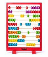 Liczydło drewniane czerwona ramka Red abacus 90009 Woody