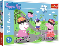 Puzzle 24el Maxi Aktywny dzień Świnki Peppy. Peppa Pig 14330 Trefl p8