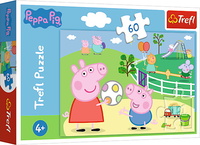 Puzzle 60el Zabawy w gronie przyjaciół Świnka Peppa. Peppa Pig 17356 Trefl p20