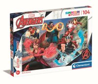 Clementoni Puzzle 104el brokatowe Avengers. Marvel 20347 p.6