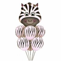 Zestaw balonów Zebra 30-70 cm 7 szt. BCS-624