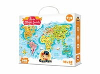 CzuCzu Puzzle Mapa świata 6-12 lat