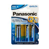 Bateria Panasonic LR6 EVOLTA ultimate long lasting energy 6szt blister / cena za blister