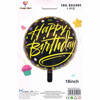 Balon foliowy Happy Birthday, 46 cm BCF-924
