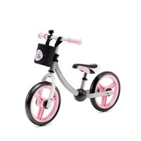 Kinderkraft rowerek  biegowy 2WAY next light pink z akcesoriami