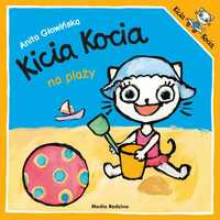 Książka Kicia Kocia na plaży.