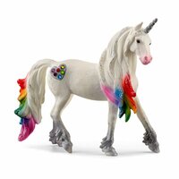 Schleich 70725 Tęczowy jednorożec ogier. Bayala