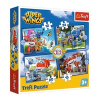 Puzzle 4w1 Odlotowa paczka. Super Wings 34351 TREFL p8