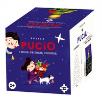 Pucio i Misia ubierają choinkę. Puzzle 22el NK