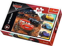 Puzzle 60el Cars 3 Zygzak McQueen z przyjaciółmi 17327 Trefl p20