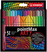 Cienkopis STABILO pointMAX etui kartonowe 32 szt. ARTY 488/32-1-20
