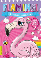 Kolorowanka Flamingi Bajkowo i kolorowo