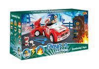PROMO EP PinyPon Action - Zestaw pojazdów z figurką Straż Pożarna 16057