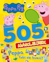 Książka 505 naklejek. Peppa lubi się bawić! Świnka Peppa