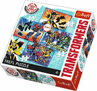 Puzzle 4w1 Transformers Czas na transformację 34287 Trefl