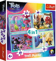 Puzzle 4w1 Trasa koncertowa Troli 34336 TREFL p8