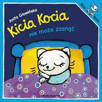 Książka Kicia Kocia nie może zasnąć.