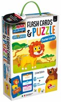 Zabawa i edukacja Puzzle Dziecięce i Flashcards - Zwierzęta 72675