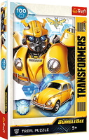 Puzzle 100el Bumblebee transformacja. Transformers 16355 Trefl