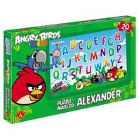 Puzzle 20 Maxi Literki - Angry Birds Rio. ALEXANDER