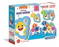 Clementoni Puzzle 3-6-9-12 Moje Pierwsze Puzzle Baby Shark 20828