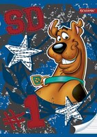 Zeszyt 16k 3linie Scooby Doo imiennik+plan p5.BENIAMIN