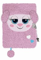 Pamiętnik z kłódką 3D włochacz A5 96k My Little Friend Cute lamb baranek