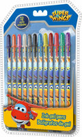 Długopisy zestaw 12 długopisów żelowych Super Wings WI17015 Kids Euroswan