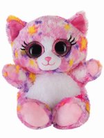 Kot różowy / kolorowy Lashy 15cm 14242 BAUER