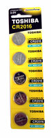 Bateria TOSHIBA CR2016 3V p5/blister cena za 1szt