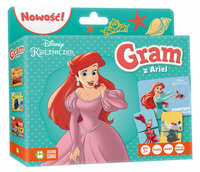 PROMO.Książka Gra z książką. Gram z Disneyem. Ariel. Disney ZIELONA SOWA