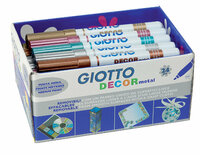 Flamastry DECOR METAL GIOTTO mix kol. p24 524500, cena za 1szt.