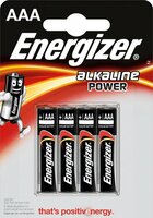 PROMO Bateria ENERGIZER Alkaline Power, AAA, LR03, 1,5V, 4szt./cena za opakowanie