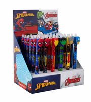 Długopis wymazywalny 0,5mm niebieski Avengers/SpiderMan Colorino School 57905 p36 mix cena za 1szt