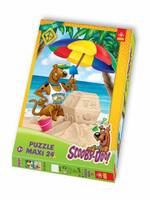 Puzzle 24-Maxi Scooby Doo na plaży 14115 Trefl