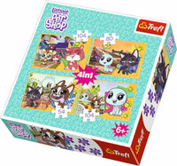 Puzzle 4w1 Miłe wspomnienia Littles Pet Shop 34295 TREFL