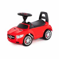 Polesie 84460 Samochód-jeździk SuperCar Nr1 z sygnałem dźwiękowym (czerwony) jeździdełko auto pojazd