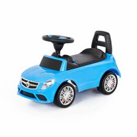 Polesie 84484 Samochód-jeździk SuperCar Nr3 z sygnałem dźwiękowym (niebieski) jeździdełko auto pojazd