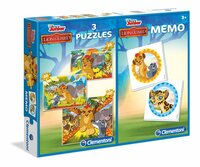 PROMO Clementoni Puzzle 2x20+100+Memo Lion Guard 07810