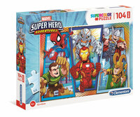 Clementoni Puzzle 104el Maxi podłogowe Super Hero Adventures 23746