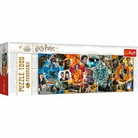 Puzzle 1000el Panorama Cztery domy Hogwartu Trefl 29051