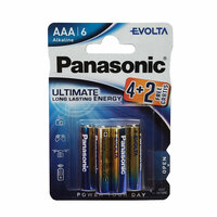 Bateria Panasonic LR03 EVOLTA ultimate long lasting energy 6szt blister / cena za blister