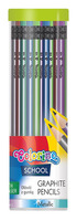 Ołówek trójkątny z gumką Metalik tuba Colorino Kids p48 mix cena za 1 szt