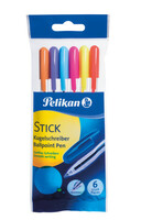 Długopis Stick K86 6kol. w folii RK PP