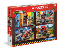 PROMO Clementoni Puzzle 2x20+2x60 Dinotrux 07612
