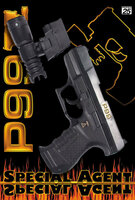 PROMO Pistolet P99 Special Agent 25-shot blister 180mm 0474