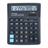 Kalkulator Donau Tech 12cyfr funkcja pierwiastka 19x14,3x4cm czarny