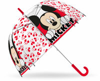 Parasolka przezroczysta automatyczna 46cm Mickey WD21897 Kids Euroswan